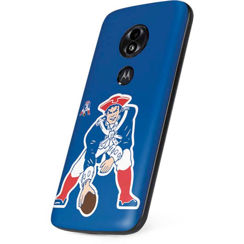 NFL New England Patriots Retro Logo Moto E5 Play Skin